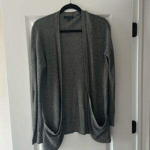 Gray Cardigan with Pockets